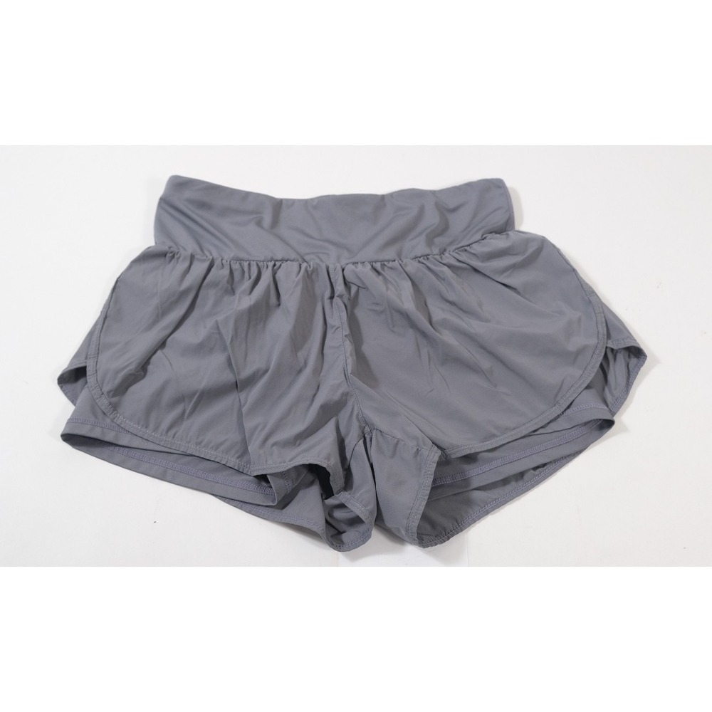 Cadmus Athletic Shorts Womens L Gray Lined Running Workout Performance